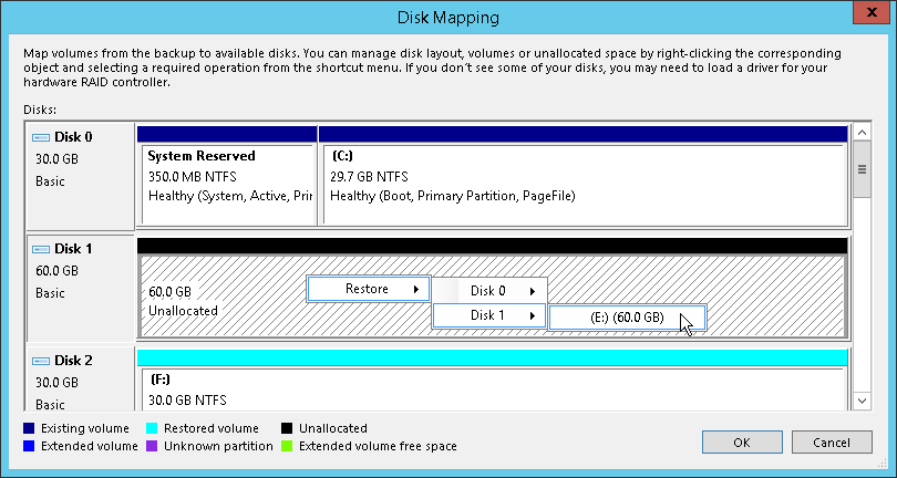 Step 4. Map Restored Disks
