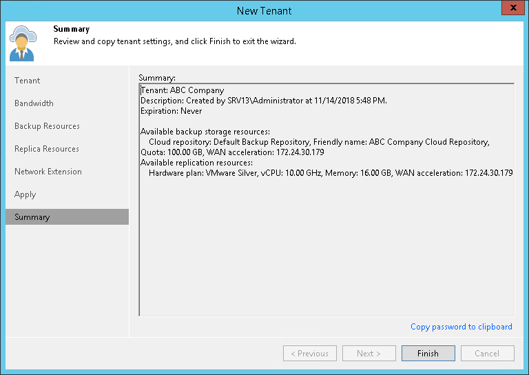 Step 8. Finish Working with Wizard