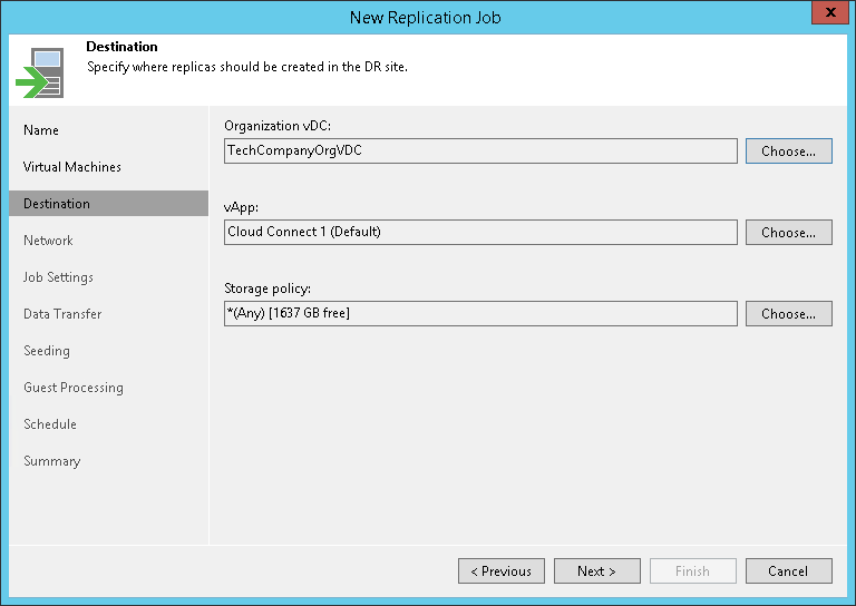 Creating Replication Jobs