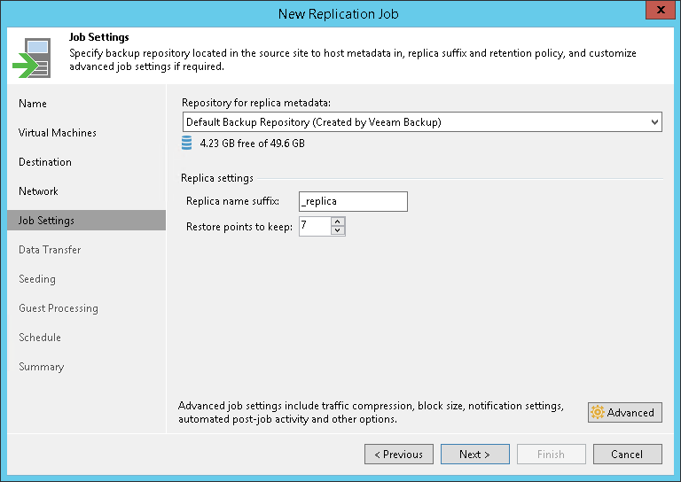 Creating Replication Jobs
