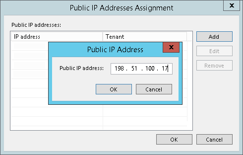Managing Public IP Addresses
