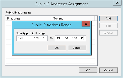 Managing Public IP Addresses