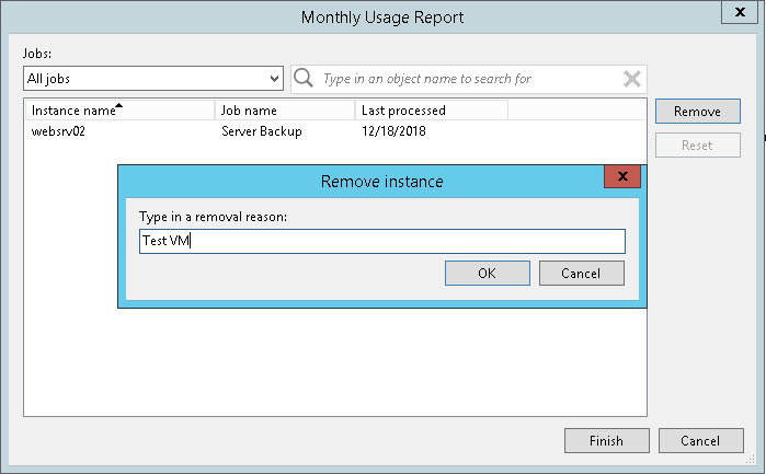 Adjusting Usage Report for Rental License