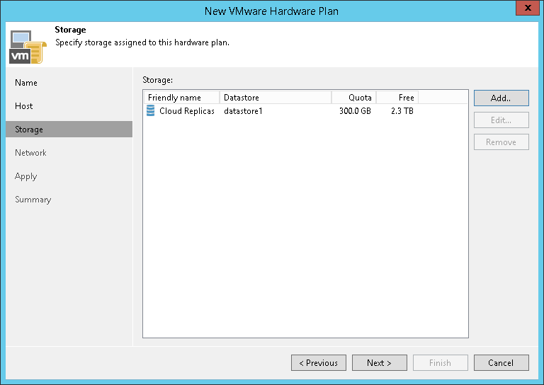 Step 4. Specify Storage Settings