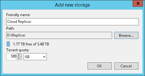 Step 4. Specify Storage Settings