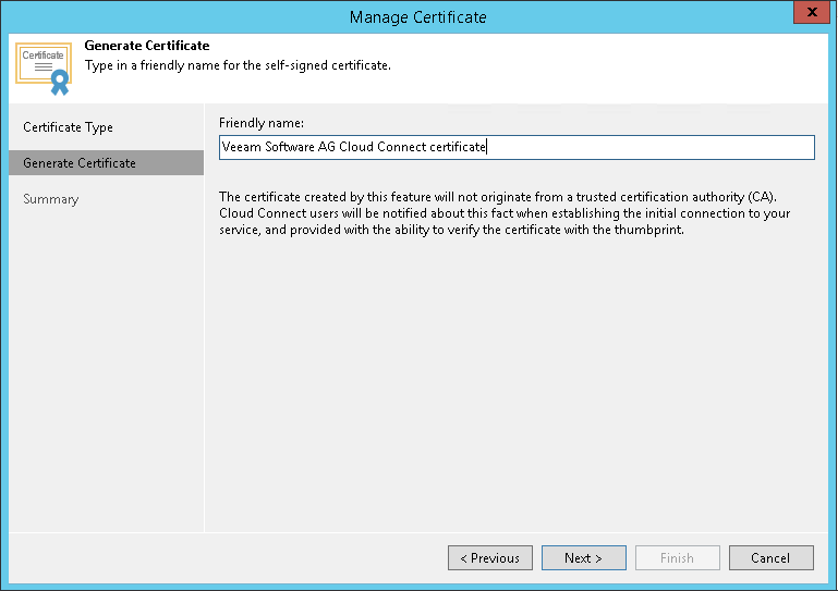Generating Self-Signed Certificates