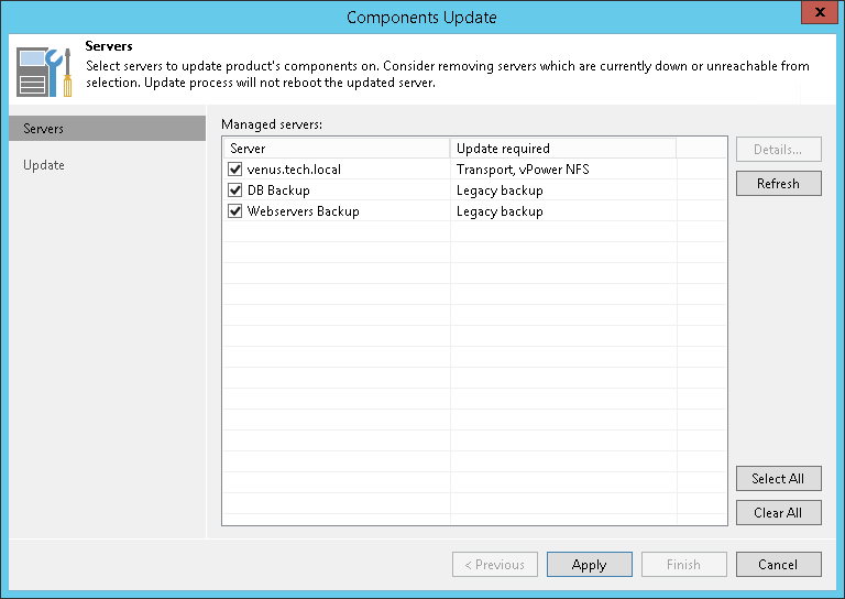 Upgrading Cloud Backups