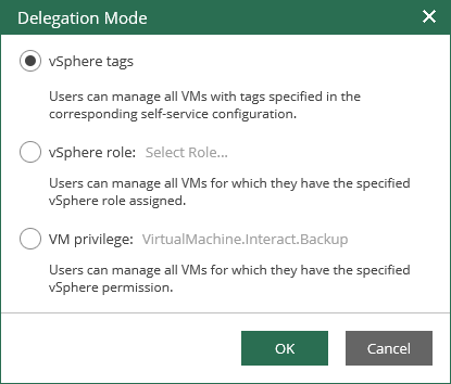 Configuring Delegation Mode