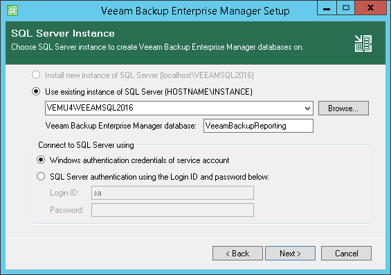 Step 8. Select Microsoft SQL Server