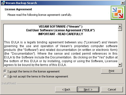 Step 3. Read and Accept License Agreement