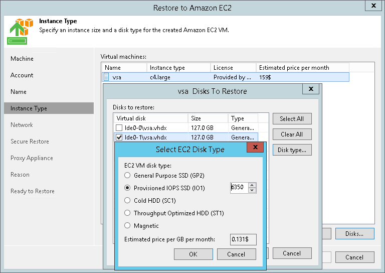 Step 5. Specify Instance Type