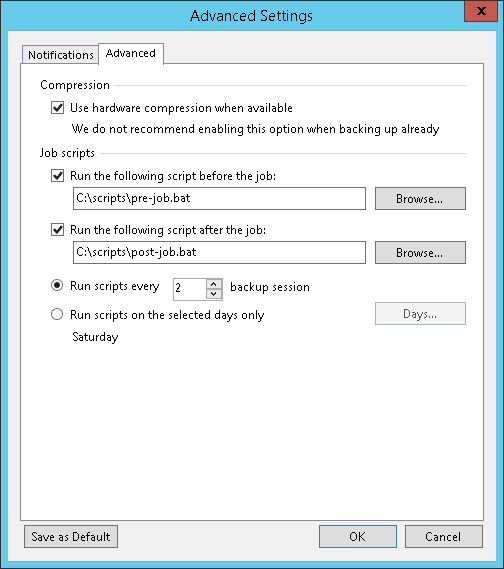 Advanced Settings