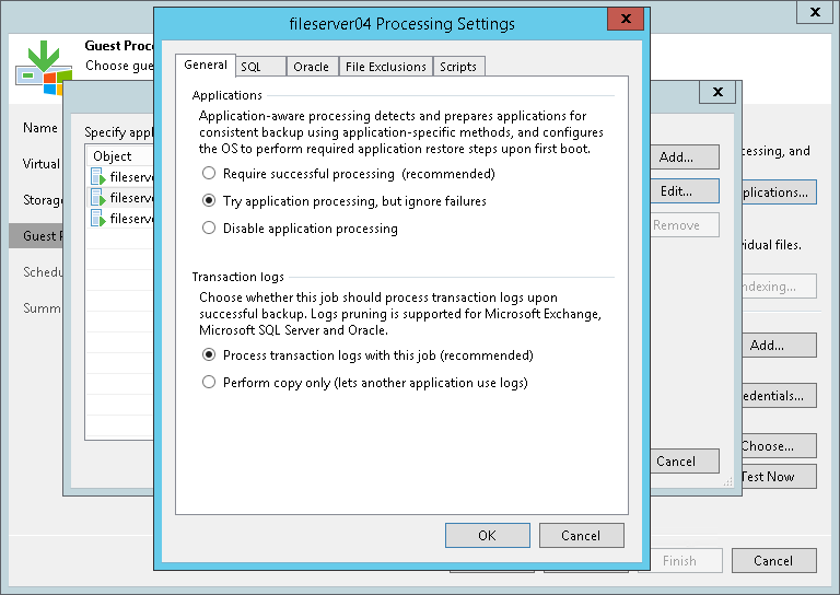 Choice of Method for VM Quiescence