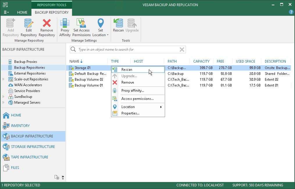 Importing Backups