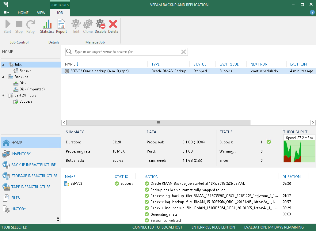 Backing Up Oracle Databases