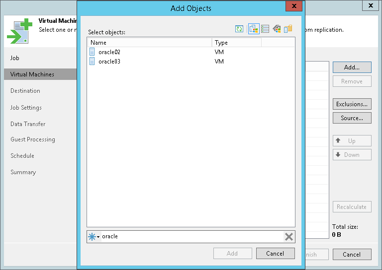 Creating Replication Job