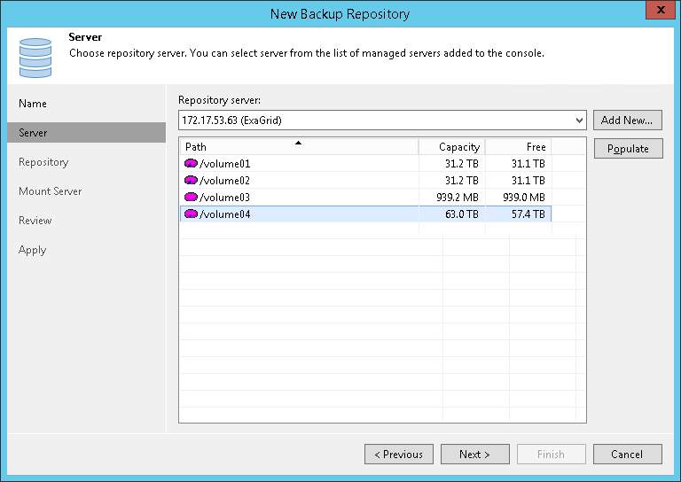 Step 3. Specify Server or Shared Folder Settings