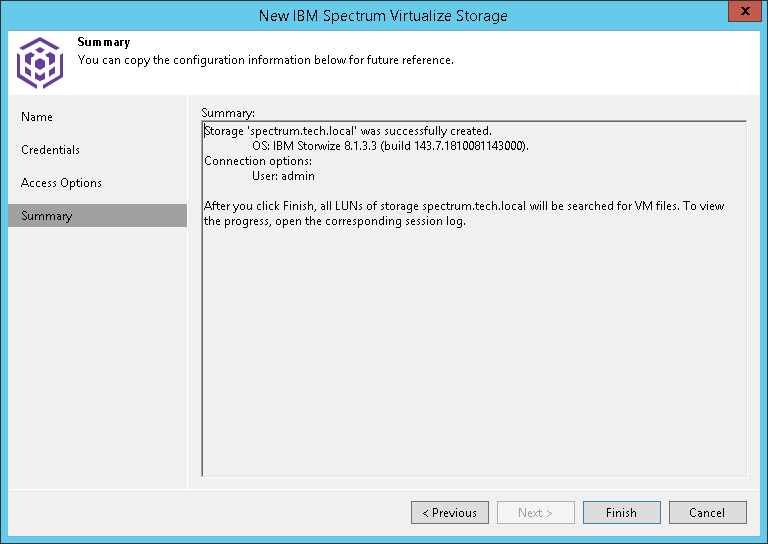 Step 5. Finish Working with Wizard