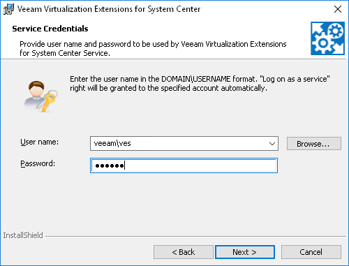 Veeam MP Remote VES