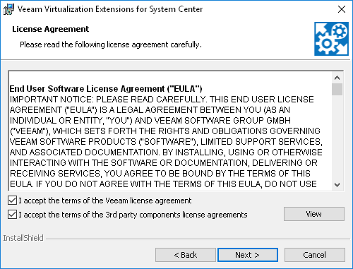 Veeam MP Remote VES