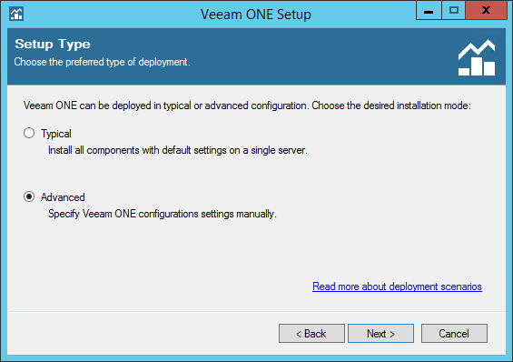Choose Setup Type
