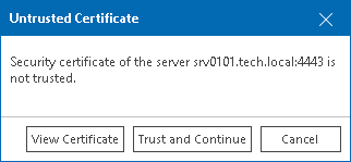 Step 4. Specify Credentials