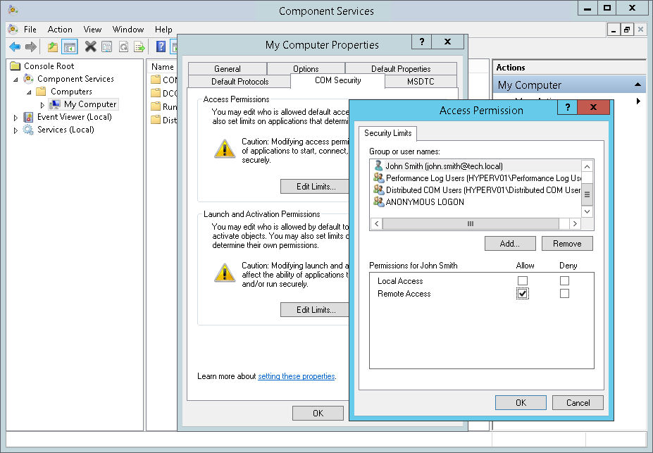 Remote Access to WMI