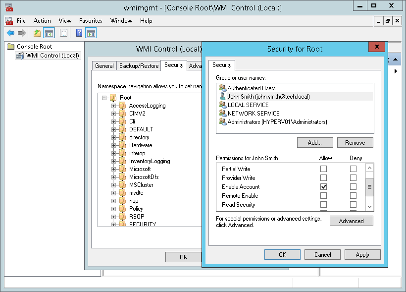 Remote Access to WMI