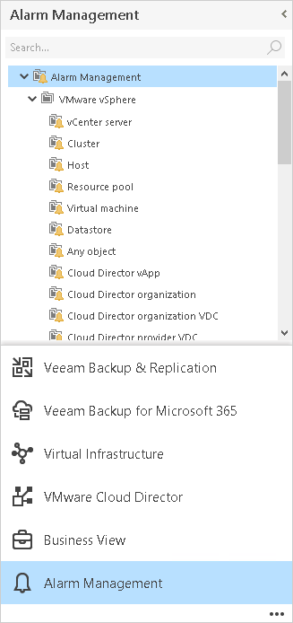 Alarm Management View
