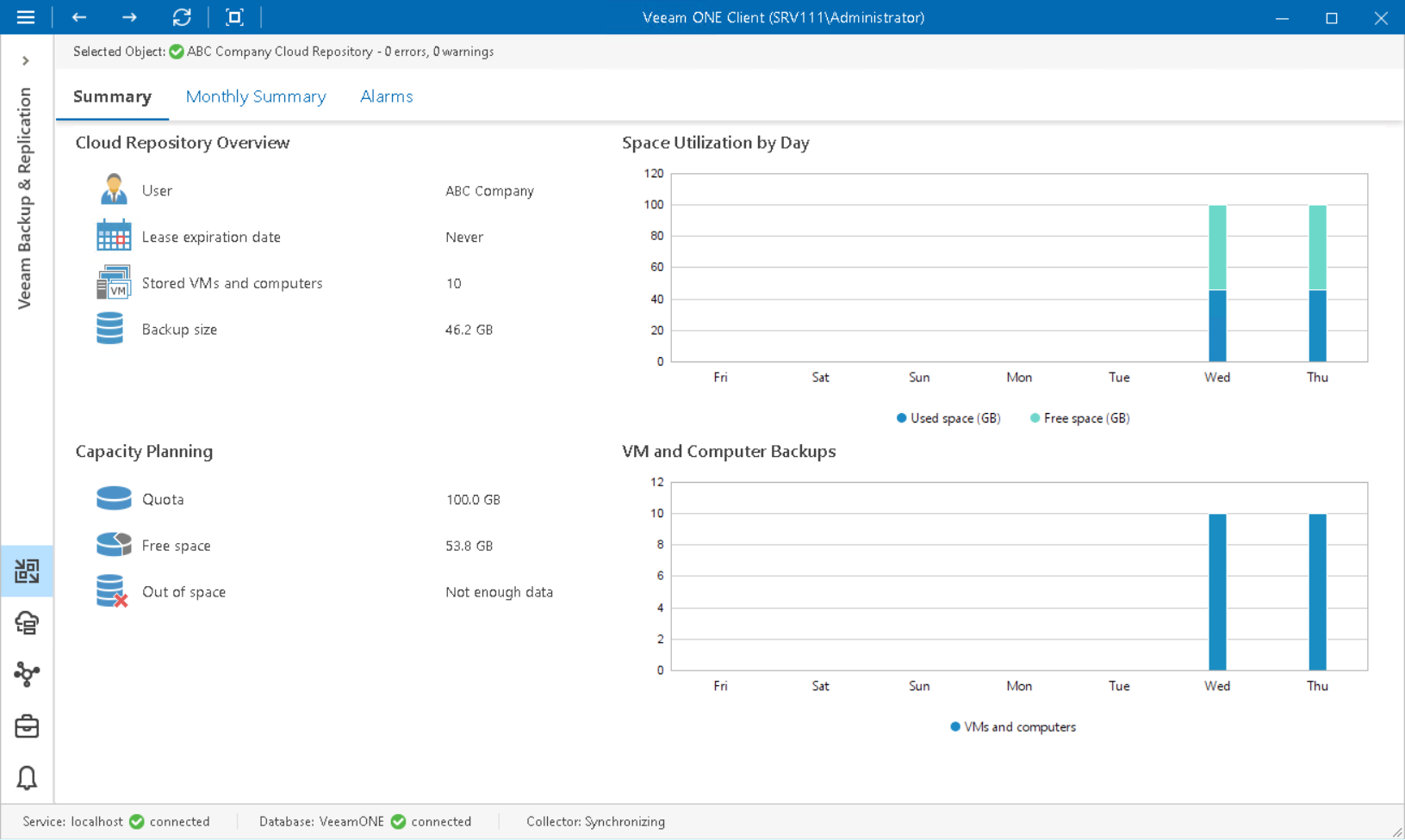 Cloud Repository Summary