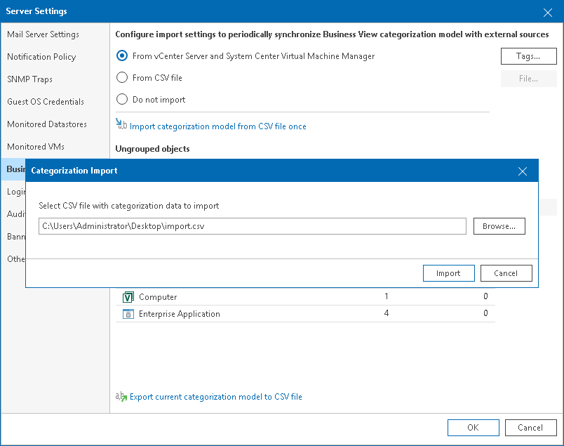Importing and Exporting Using CSV File