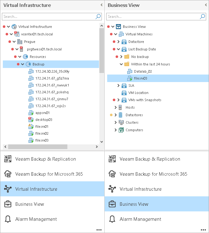 Monitoring Business View