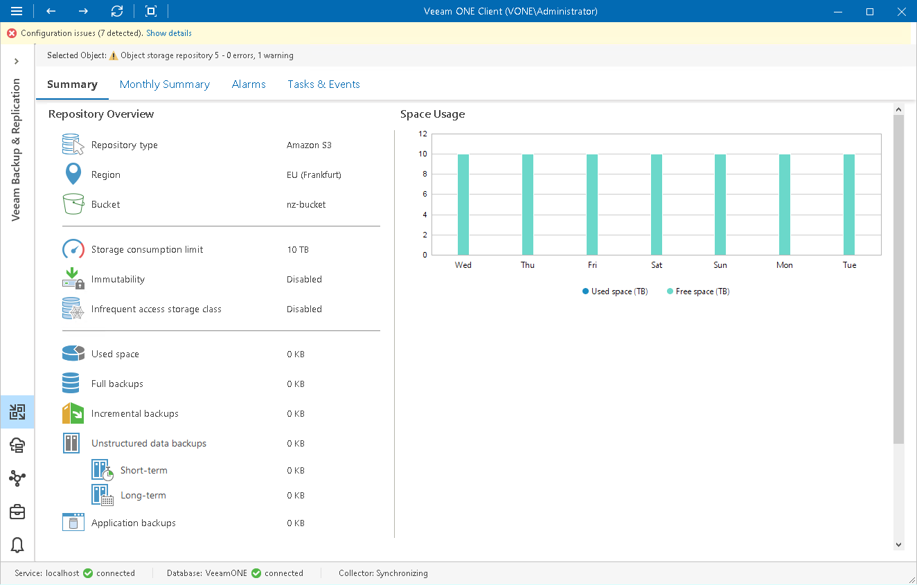 Object Storage Repository Summary