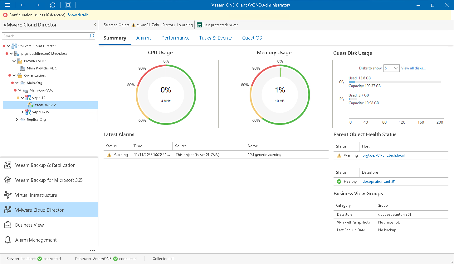 Virtual Machine Summary