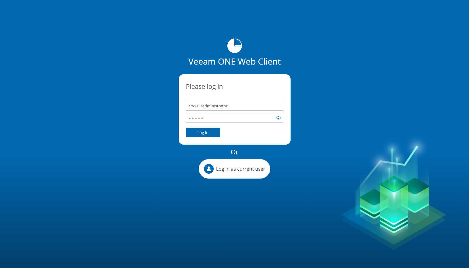 Veeam ONE Web Client Login