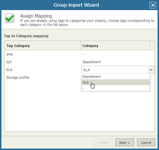 Map Tags to Categories Performing Initial Categorization with Tags
