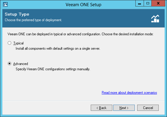 Choose Setup Type