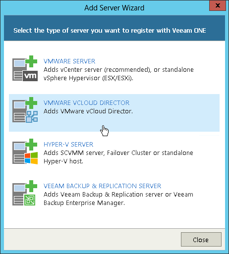 Choose Server Type