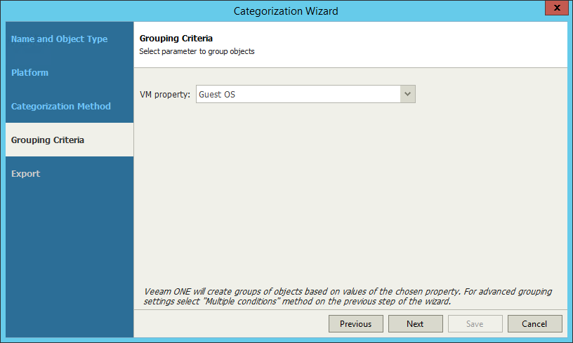 Configuring Single-Parameter Categorization