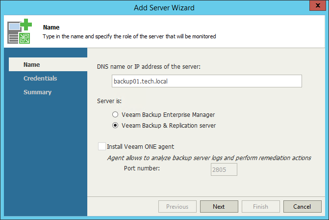 Connecting Veeam Backup & Replication Servers