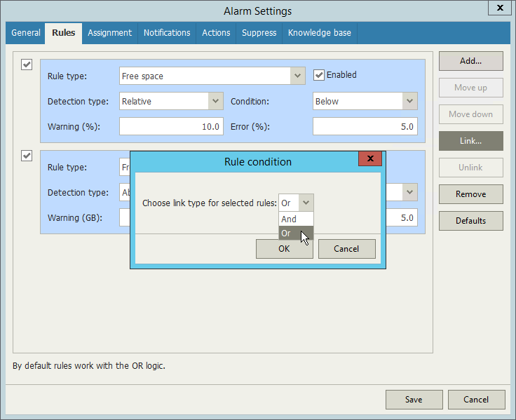 Modifying Alarms