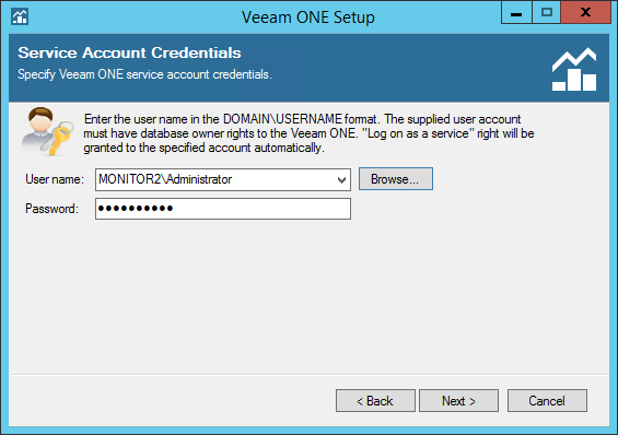Installing Veeam ONE