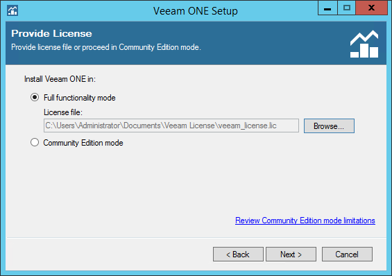 Installing Veeam ONE