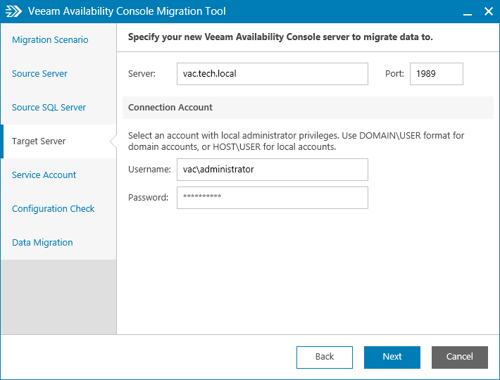 Step 4. Migrate Veeam Managed Backup Portal Data to Veeam Availability Console