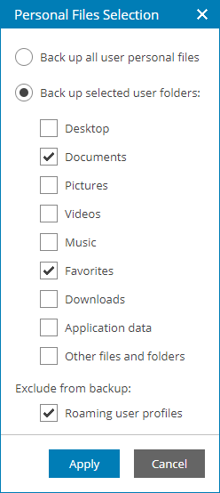Step 7. Choose Folders to Back Up