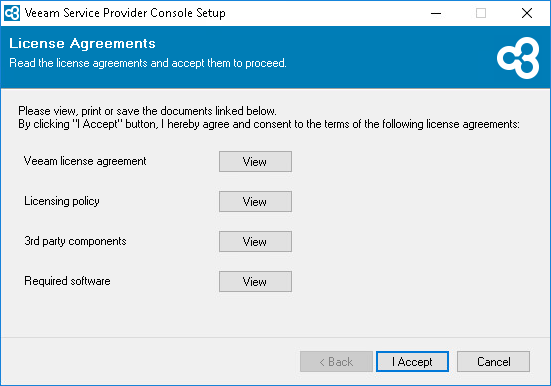Accept License Agreement