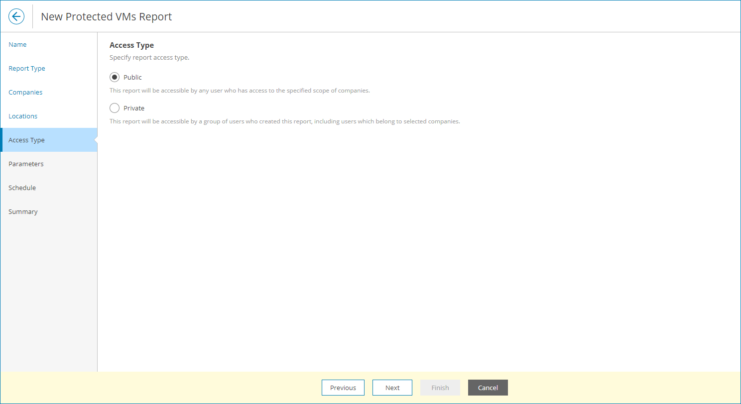 Select Access Type