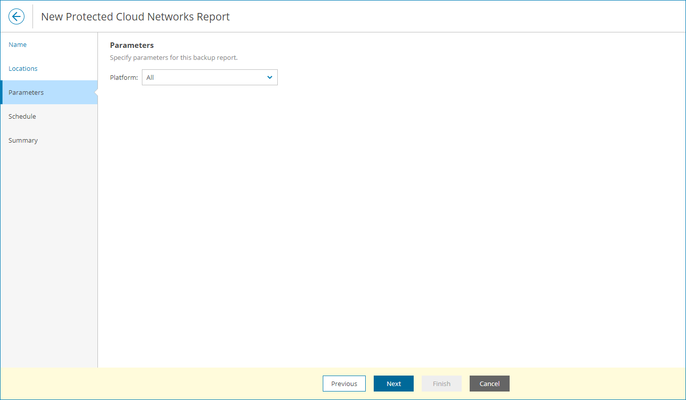 Specify Report Parameters