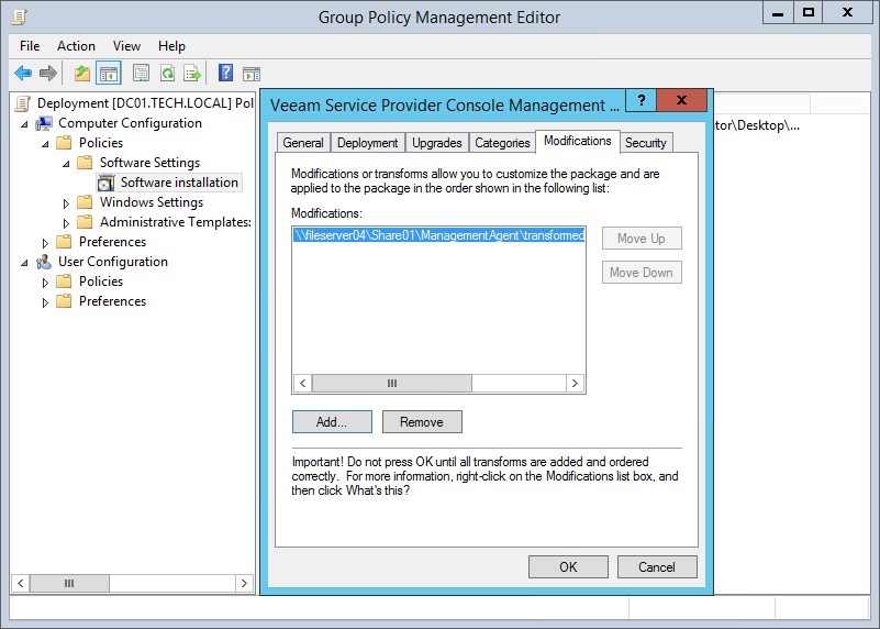Create Group Policy