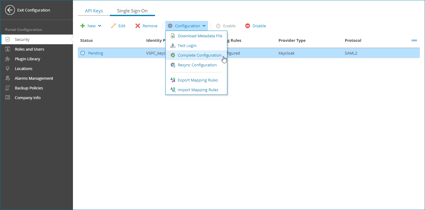 Complete Configuration